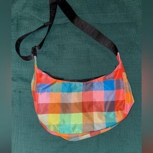BAGGU MADRAS Crescent Bag